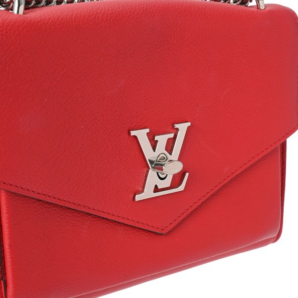 800000123873000 9 Louis Vuitton My Lock Me BB Calf Shoulder Bag Red