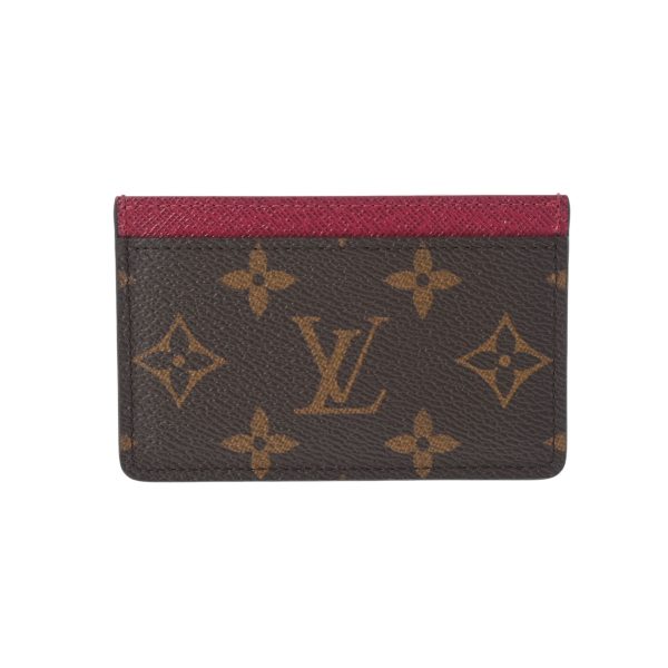 800000123884000 1 Louis Vuitton Porte Carte Sample Pass Case Monogram Brown