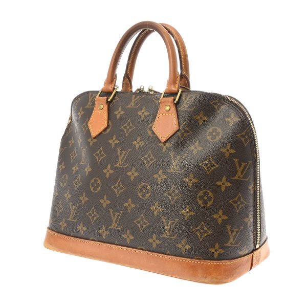 800000123888000 2 Louis Vuitton Alma Monogram Handbag Brown