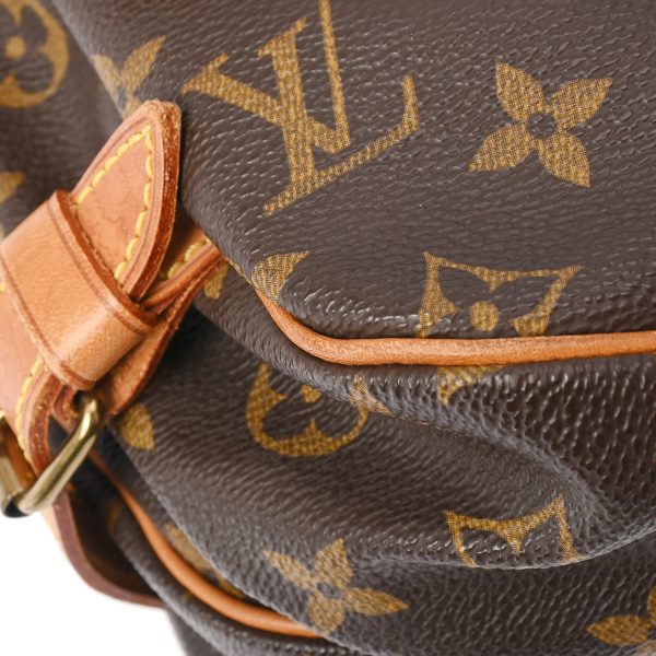 800000123902000 5 Louis Vuitton Saumur 30 Monogram Shoulder Bag Brown