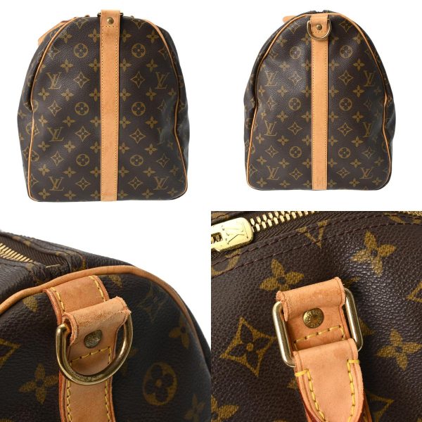 800000123921000 16 c Louis Vuitton Keepall Bandouliere 55 Monogram Boston Bag Brown