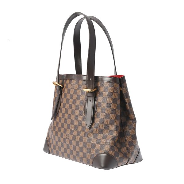 800000123938000 2 Louis Vuitton Damier Hampstead Mm Damier Handbag Brown