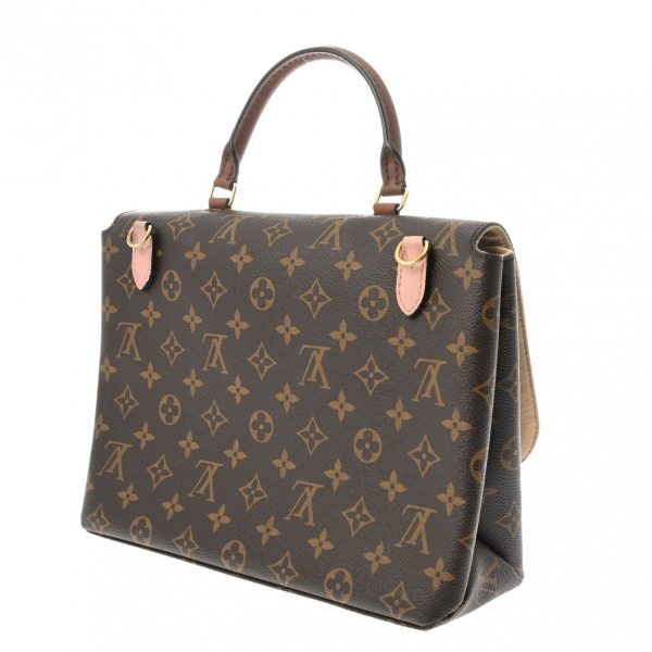 800000123946000 2 Louis Vuitton Marignan Monogram Canvas Handbag Brown