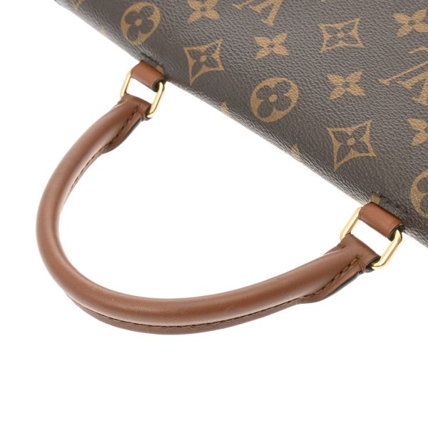 800000123946000 3 Louis Vuitton Marignan Monogram Canvas Handbag Brown