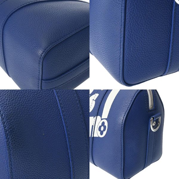 800000123958000 10 c Louis Vuitton City Keepall Calf Shoulder Bag Blue