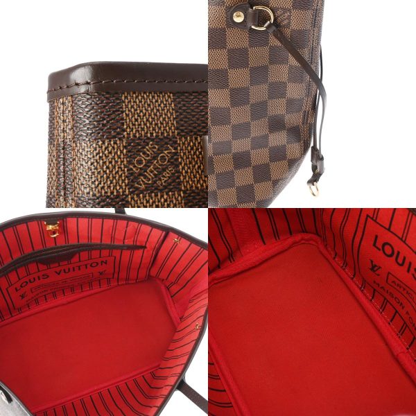 800000123963000 11 c Louis Vuitton Damier Neverfull Pm Pouch Brown