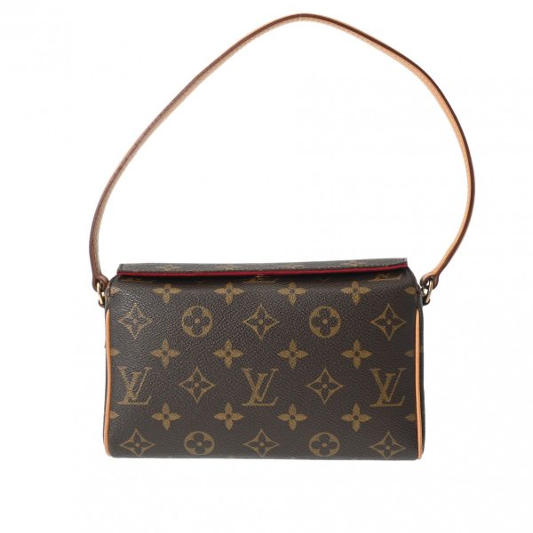 800000124276000 1 Louis Vuitton Recital Monogram Canvas Handbag Brown