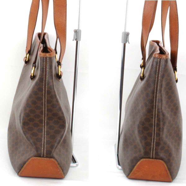 8004240207692t 3 Celine Tote Bag Leather Macadam Pattern Brown