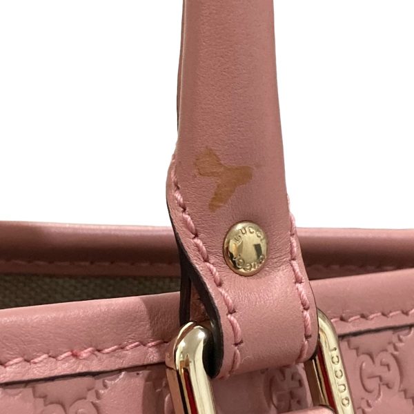 8006001476792 15 Gucci Leather Tote Handbag Pink