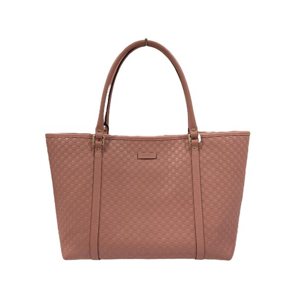 8006001476792 2 Gucci Leather Tote Handbag Pink