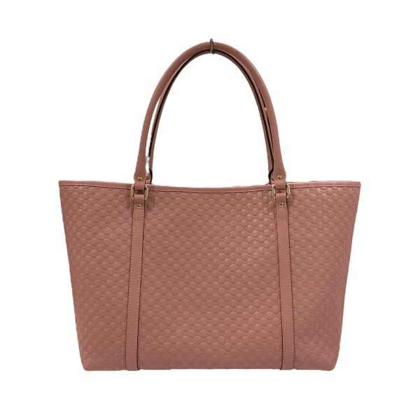 8006001476792 3 Gucci Leather Tote Handbag Pink