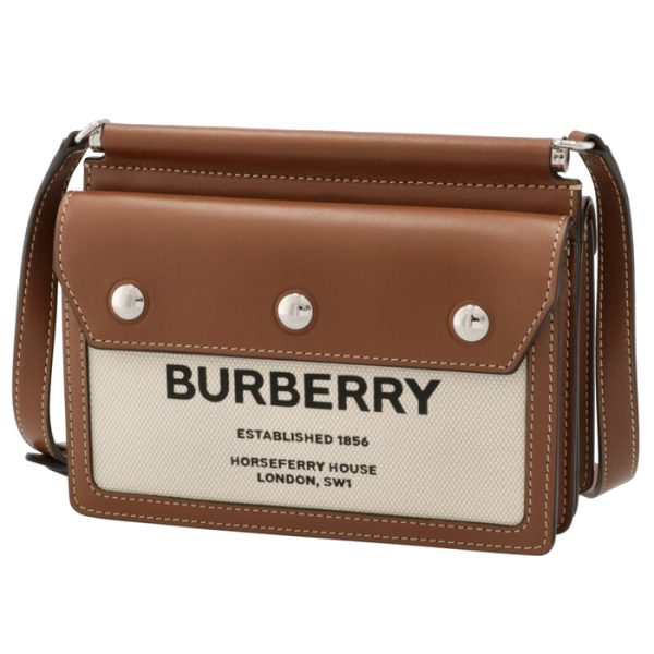 8014611 1 Burberry Mini Horseferry Print Shoulder Bag Brown