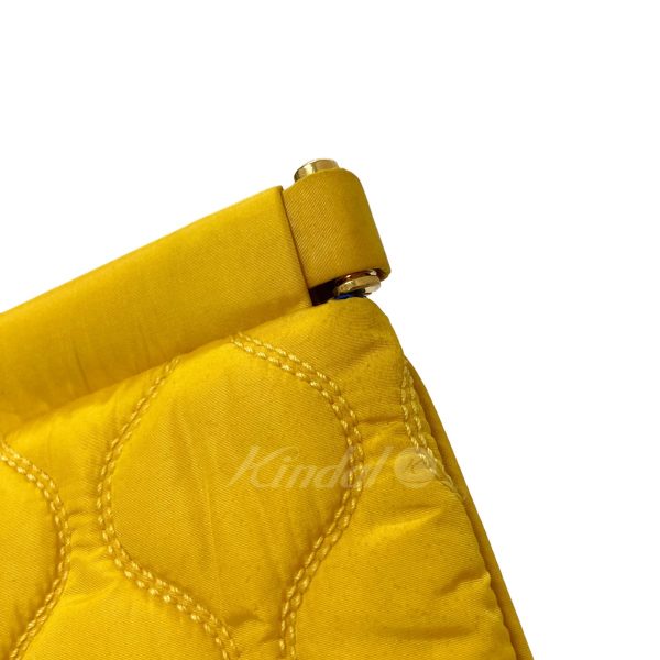 8018001082989 8 Miu Miu Quilted Clutch Bag Yellow