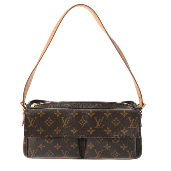 802000156868000 1 Louis Vuitton Monogram Vivacite Mm Shoulder Bag Brown