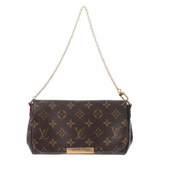 802000157265000 1 Louis Vuitton Monogram Favorite Pm Shoulder Bag Brown