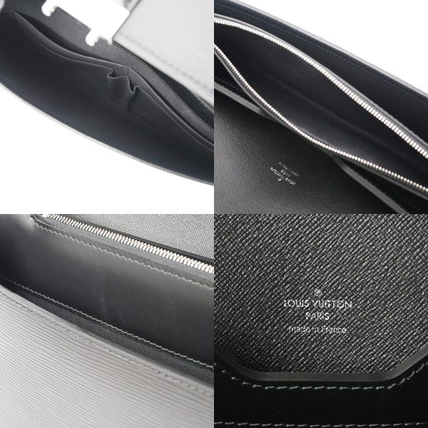 802000157326000 11 c Louis Vuitton Epi Neo Leather Business Bag Black