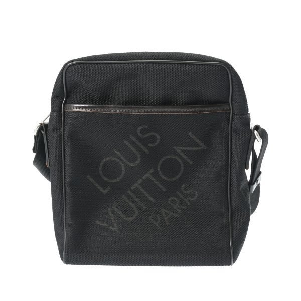 802000157379000 1 Louis Vuitton Damier Jean Citadin Shoulder Bag Black