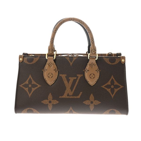 802000157423000 1 Louis Vuitton Giant On The Go Monogram Canvas Handbag Brown