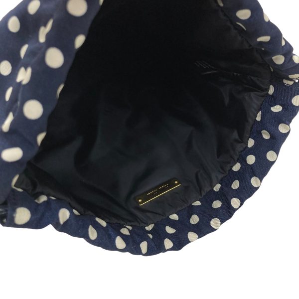 8032000719103 12 Miu Miu Dot Drawstring Bag Navy