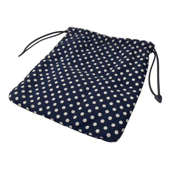 8032000719103 2 Miu Miu Dot Drawstring Bag Navy