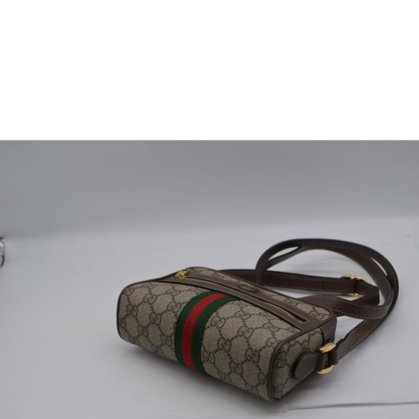 80455 3 Gucci Ophidia Small Canvas Leather Shoulder Bag