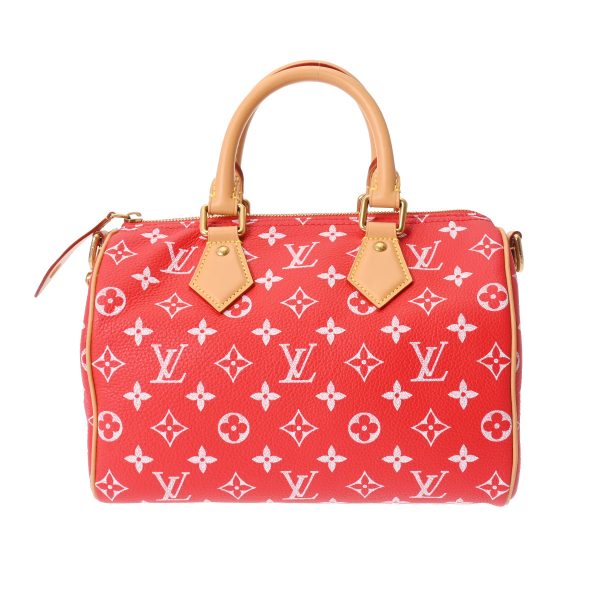 805000944115000 1 Louis Vuitton Monogram Speedy Handbag Rouge