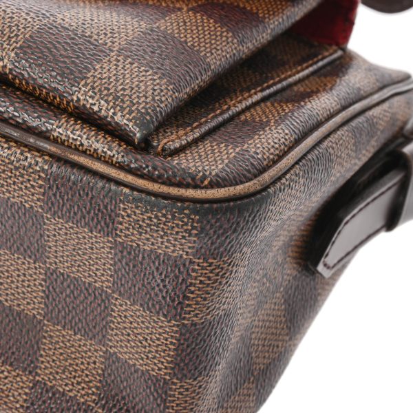 805000944133000 6 Louis Vuitton Ravello GM Damier Canvas Shoulder Bag Brown