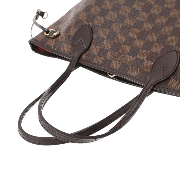 805000944139000 3 Louis Vuitton Neverfull PM Damier Canvas Handbag Brown