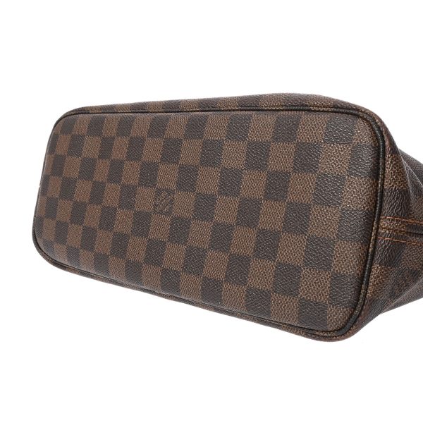 805000944139000 4 Louis Vuitton Neverfull PM Damier Canvas Handbag Brown