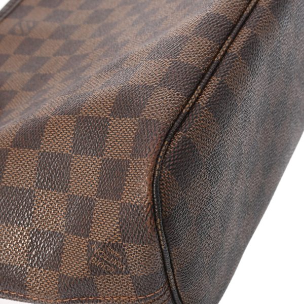 805000944139000 5 Louis Vuitton Neverfull PM Damier Canvas Handbag Brown