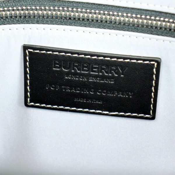 8056240 7 Burberry Blur Check Denny Leather Tote Bag Multicolor