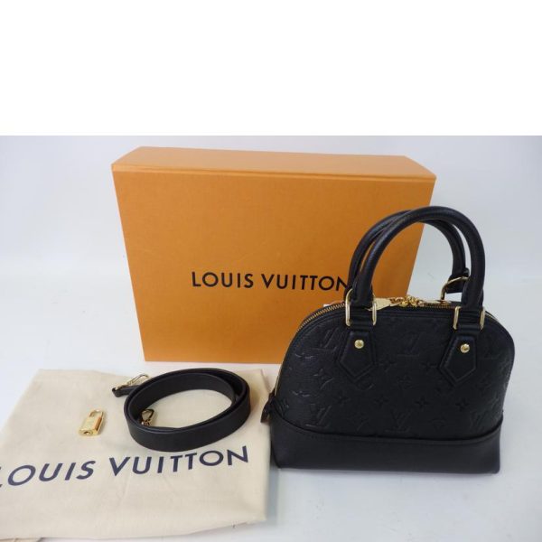 80583 9 Louis Vuitton Neo Alma BB Monogram Empriente Bag Noir