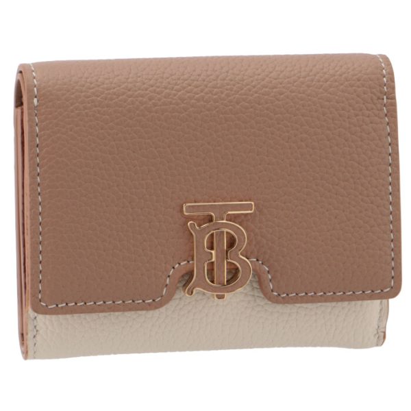 8059623 Burberry TB Trifold Mini Wallet Brown