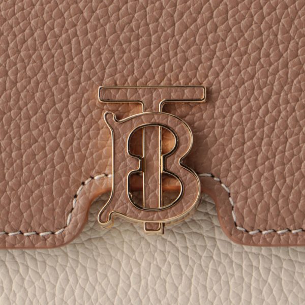 8059623 3 Burberry TB Trifold Mini Wallet Brown