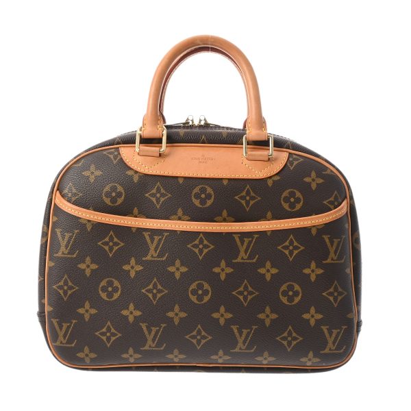 806000640050000 1 Louis Vuitton True Bill Monogram Canvas Handbag Brown