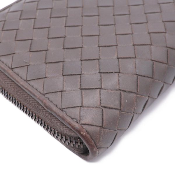 806113002097 6 Bottega Veneta Intrecciato Long Wallet Leather Gray