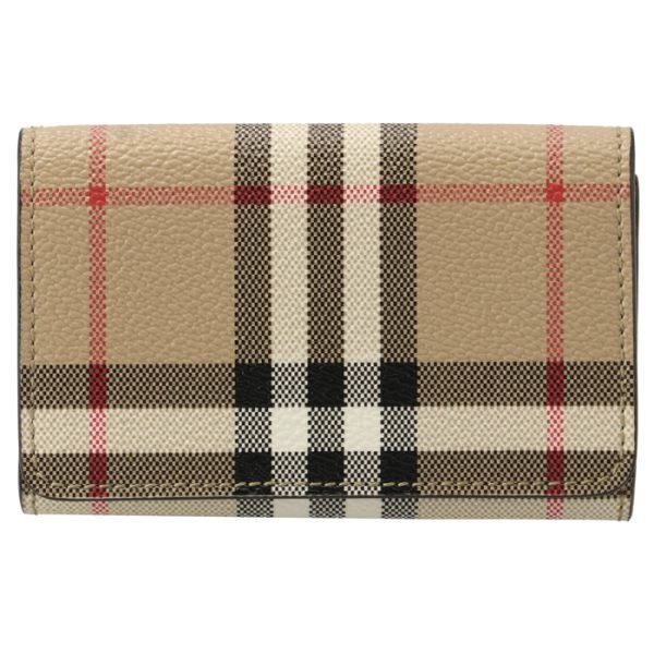 8070416 2 Burberry Vintage Check Small Trifold Wallet Brown