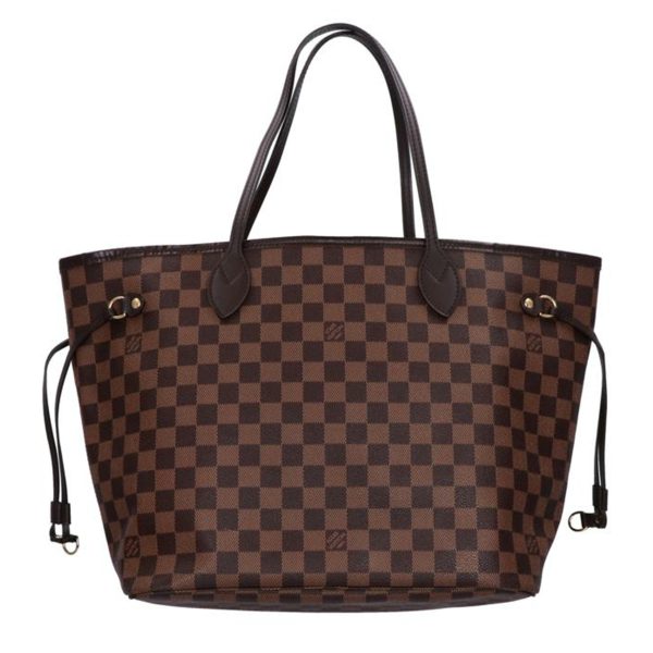 80945 1 Louis Vuitton Neverfull Mm Ebene Handbag Brown