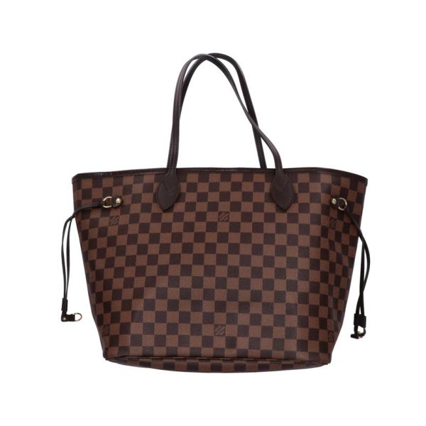 80945 2 Louis Vuitton Neverfull Mm Ebene Handbag Brown