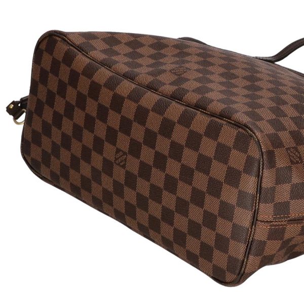 80945 3 Louis Vuitton Neverfull Mm Ebene Handbag Brown