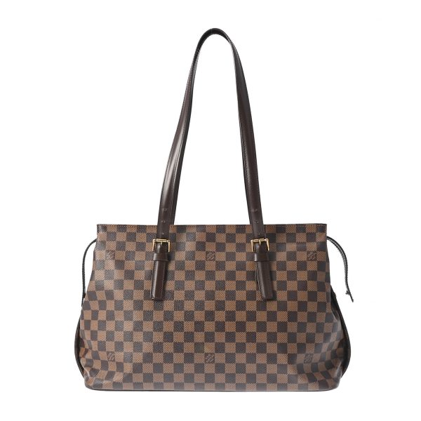 810000116035000 1 Louis Vuitton Chelsea Damier Tote Bag Brown