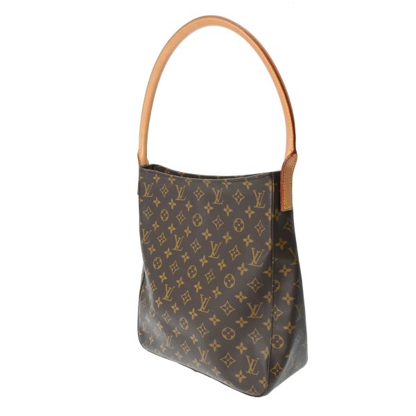 810000116038000 2 Louis Vuitton Monogram Looping Gm Shoulder Bag Brown