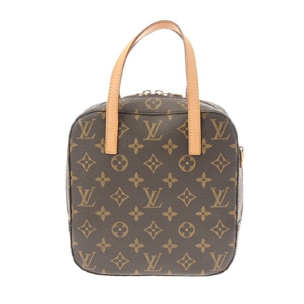 810000116039000 1 Louis Vuitton Monogram Spontini Handbag Brown