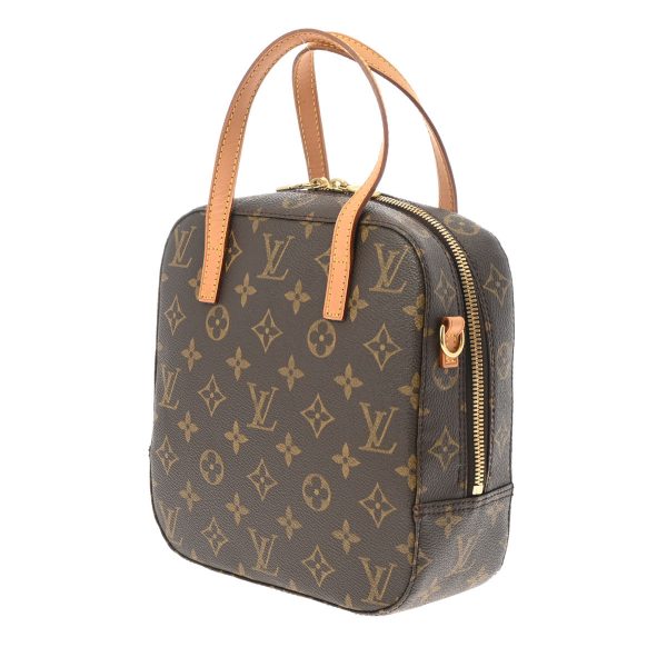 810000116039000 2 Louis Vuitton Monogram Spontini Handbag Brown