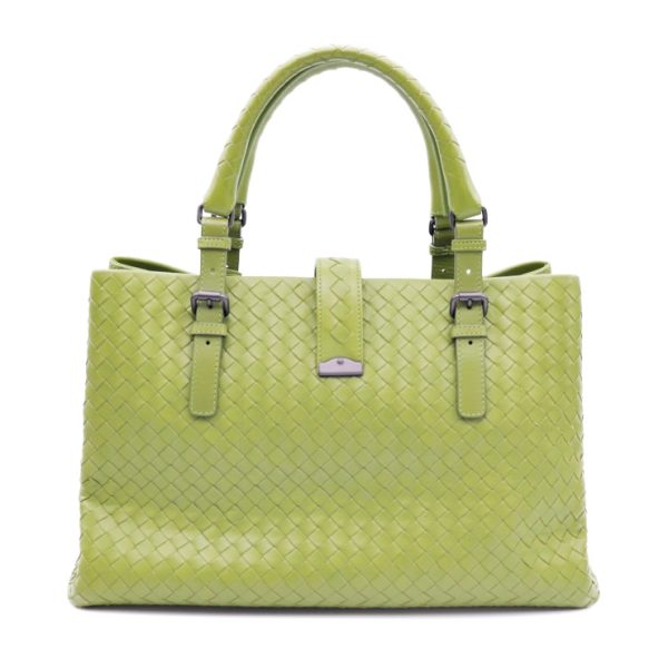 811123002165 3 Bottega Veneta Intrecciato Tote Bag Leather Green