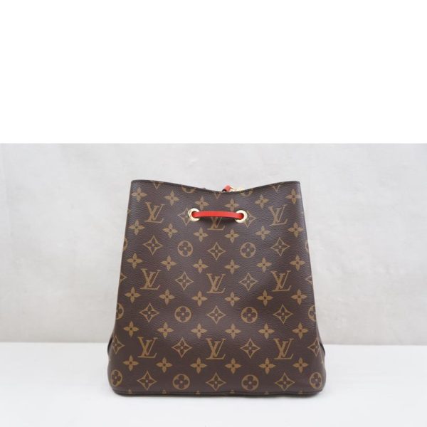 81134 2 Louis Vuitton Neonoe Monogram Coquelicot