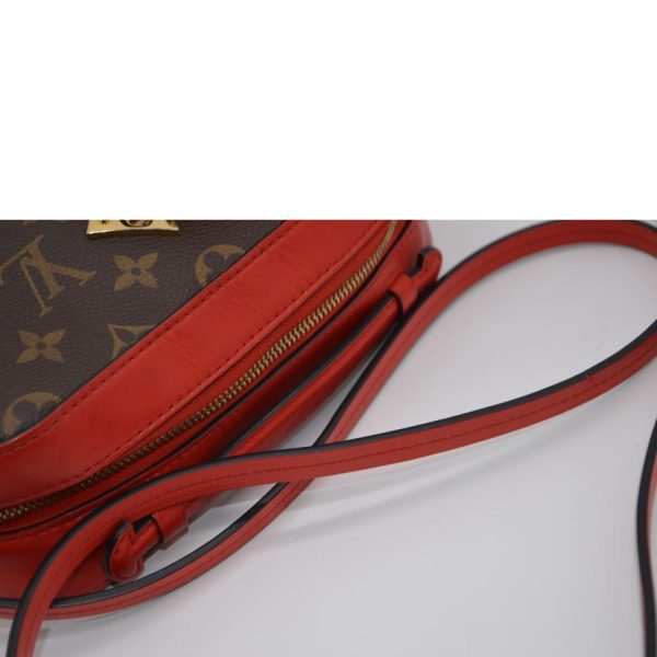 81254 4 Louis Vuitton Saintonge Monogram Coquelicot