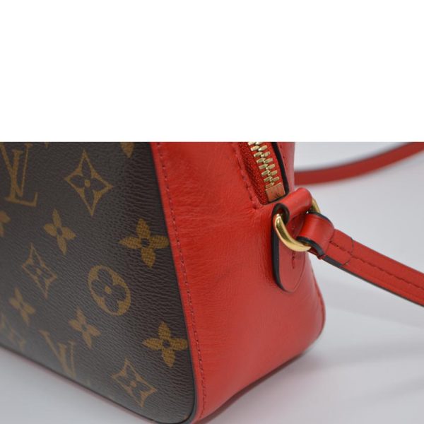 81254 9 Louis Vuitton Saintonge Monogram Coquelicot