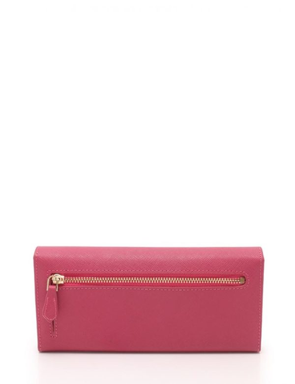 815053002137 3 PRADA Saffiano Long Wallet Pink