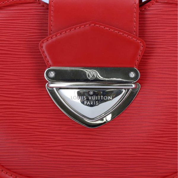 81683 6 Louis Vuitton Sac Montaigne Epi Bag Red